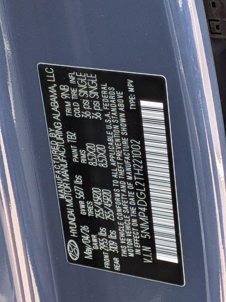 New 2026 Blue Hyundai Limited AWD image 34