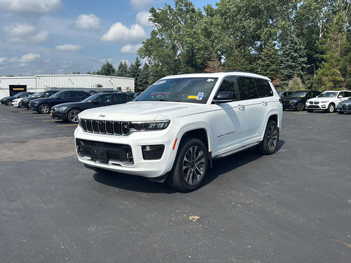 Used 2023 Bright White Clearcoat Jeep Overland image 7