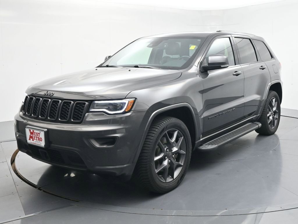 Used 2021 Jeep Grand Cherokee 80th Edition with VIN 1C4RJFBG9MC535382 for sale in Monticello, Minnesota