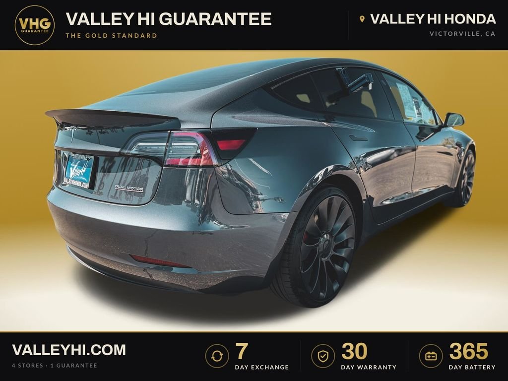 Used 2023 Gray Tesla Performance image 8