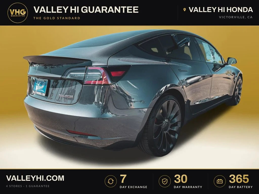 Used 2023 Gray Tesla Performance image 8