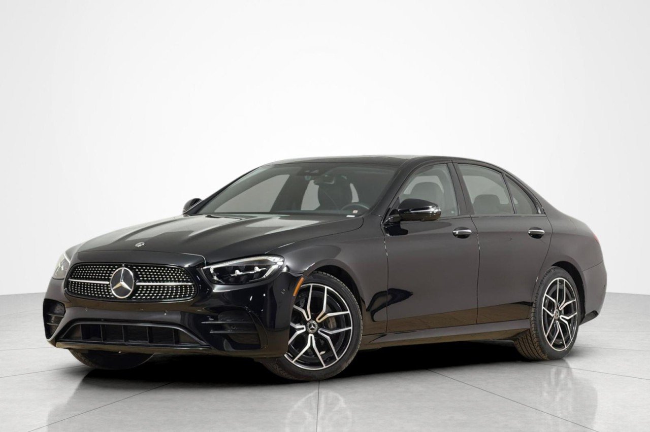 Certified Used 2023 Black Mercedes-Benz E 350 image 1