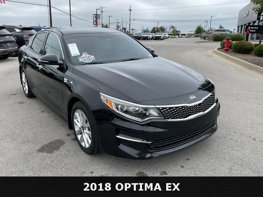 Used 2018 Kia Optima EX with VIN 5XXGU4L33JG274406 for sale in Nicholasville, KY
