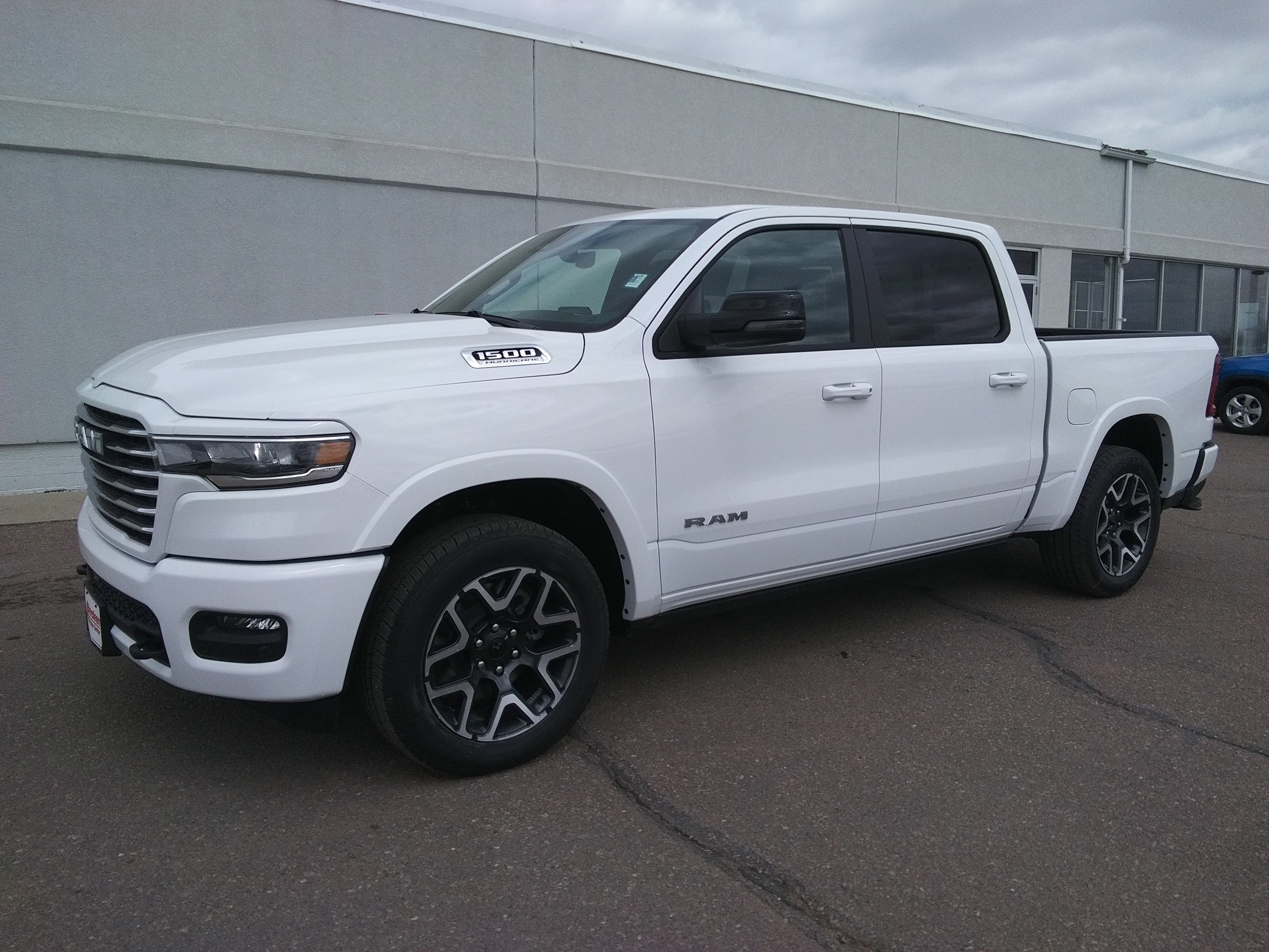 New 2026 Bright White Clear-Coat Exterior Paint RAM Laramie image 2