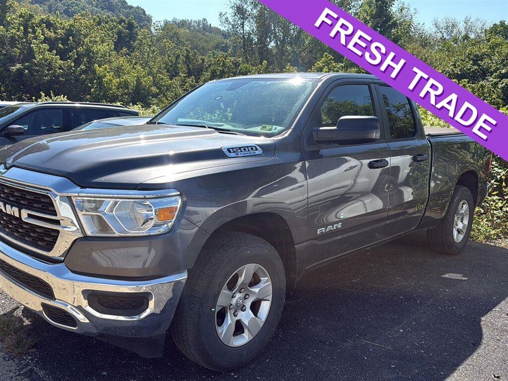 Used 2024 Granite Crystal Metallic Clearcoat Ram Big Horn image 1