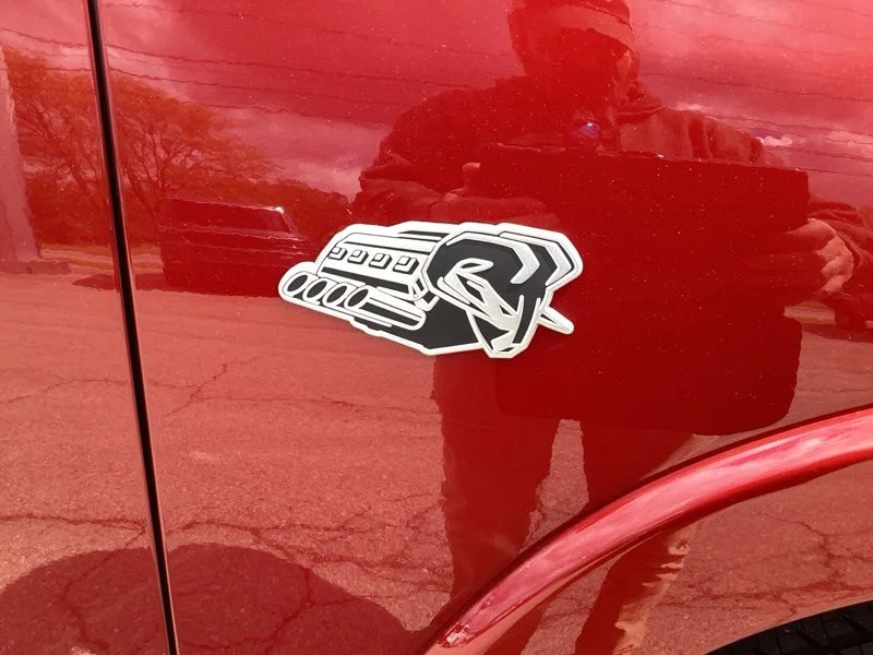 New 2026 Molten Red Pearl-Coat Exterior Paint RAM Laramie image 11