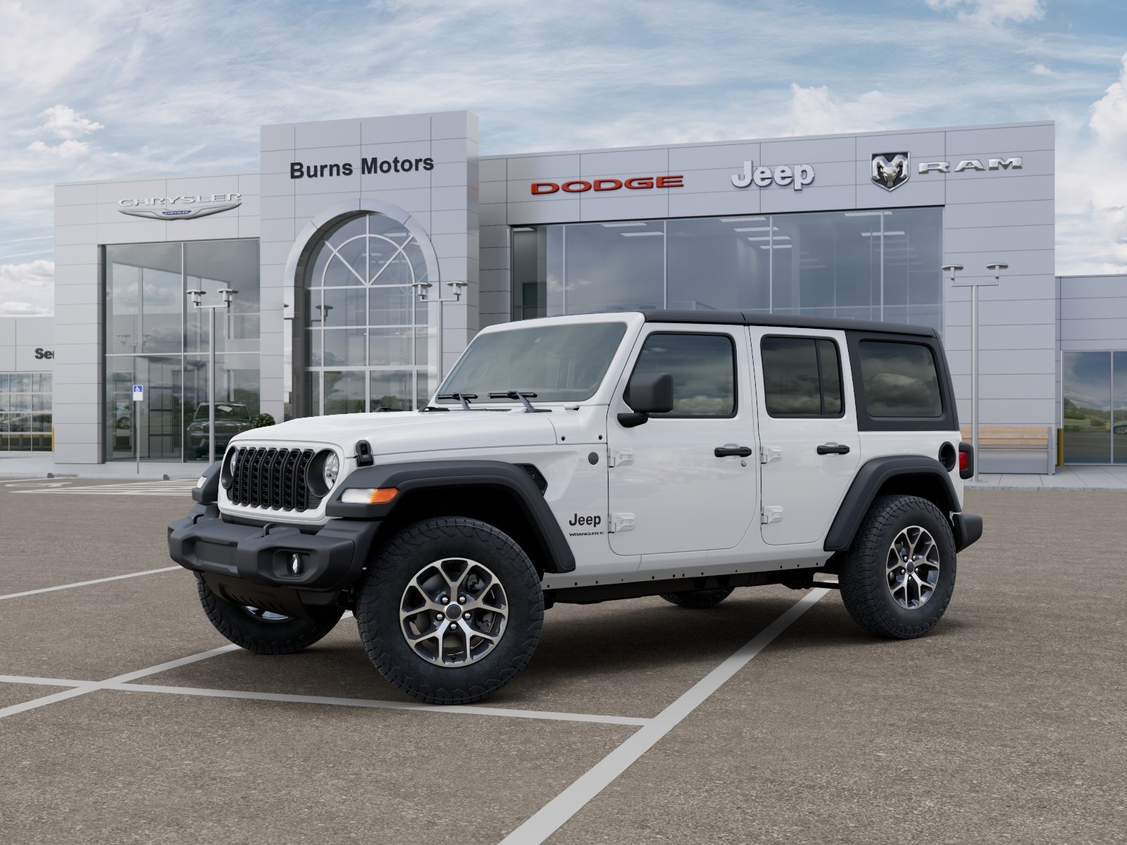 New 2026 Bright White Clearcoat Jeep Sport S 4-Door image 28