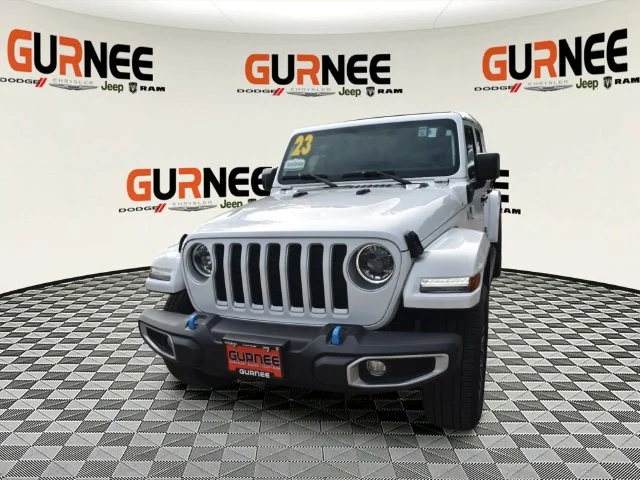 Used 2023 White Jeep Sahara 4xe image 8