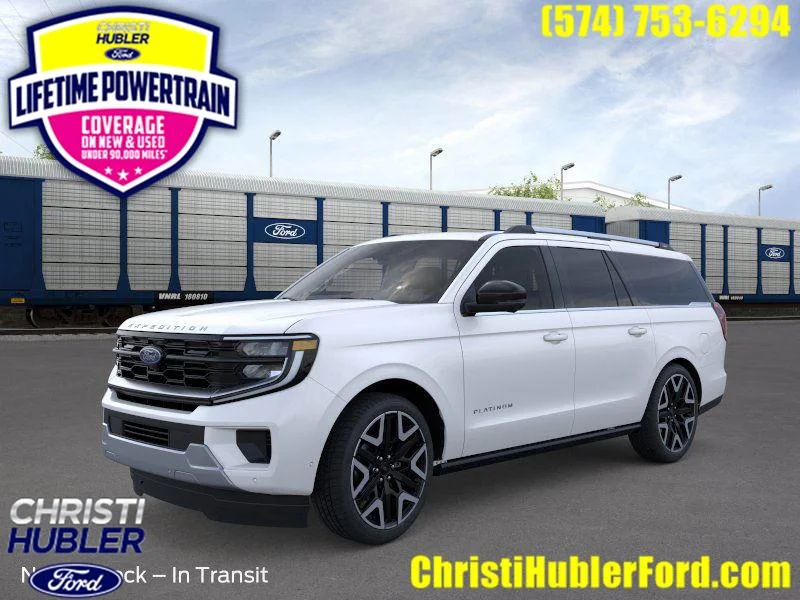 New 2026 Star White Metallic Tri-Coat Ford MAX Platinum® image 1