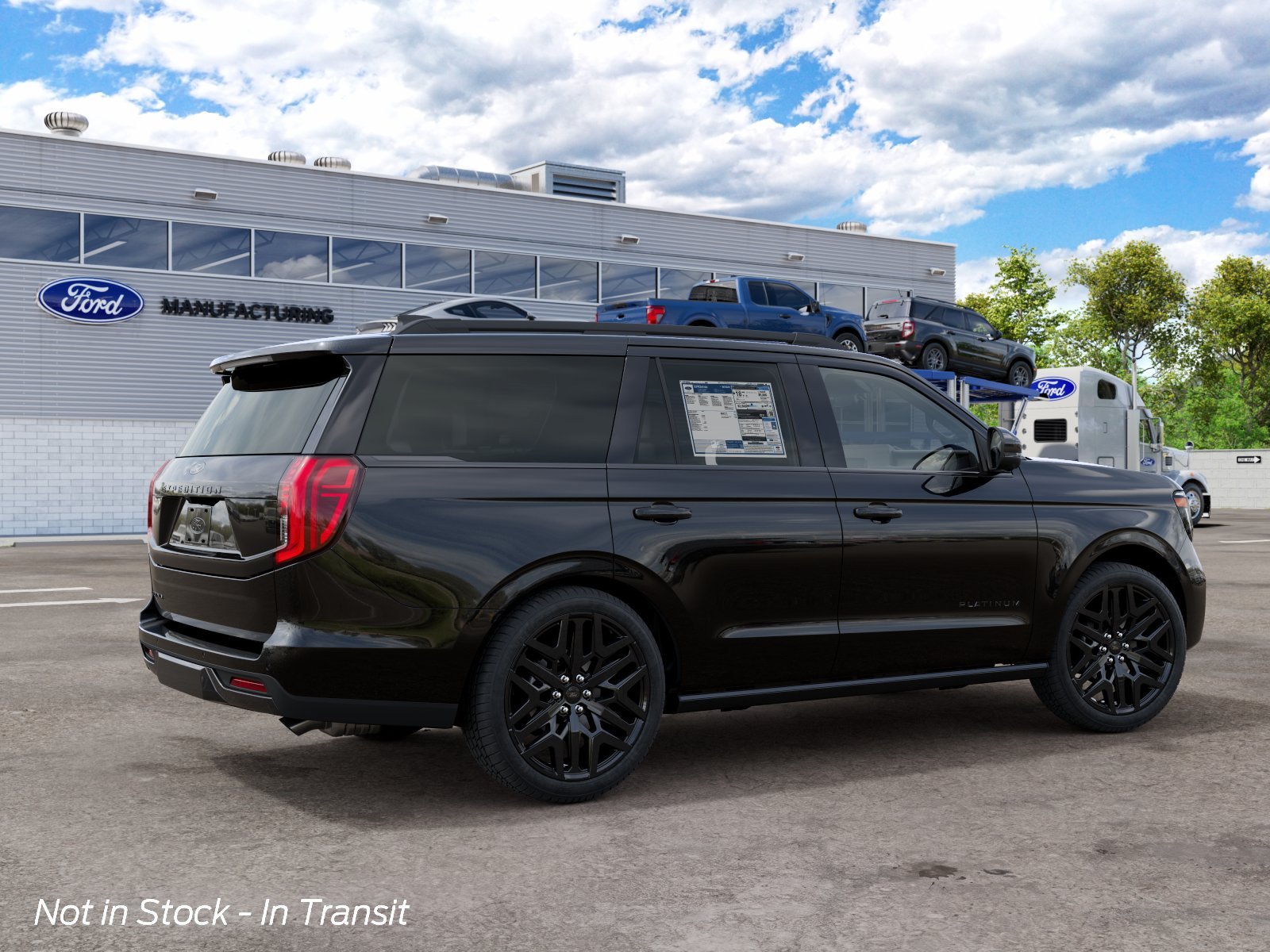 New 2027 Agate Black Metallic Ford Platinum image 6