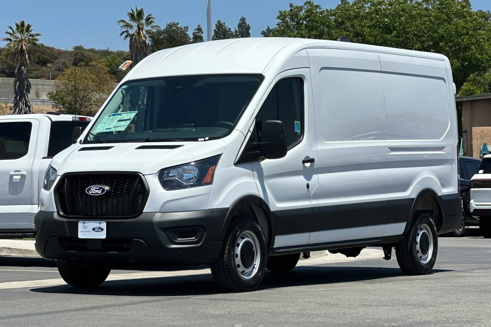 New 2026 Oxford White Ford Cargo Van image 7