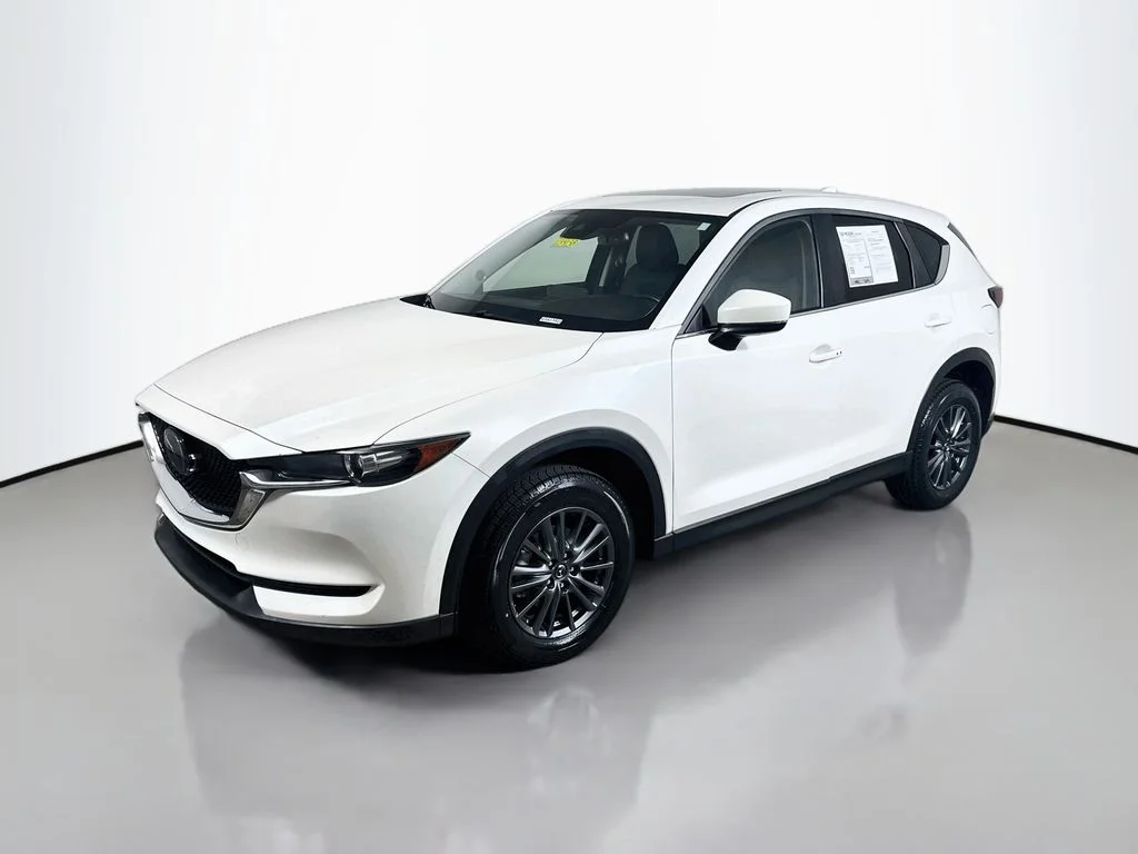 Used 2021 Snowflake White Pearl Mica Mazda Touring image 3