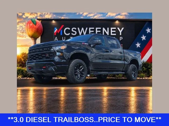Used 2024 Black Chevrolet Custom Trail Boss image 1