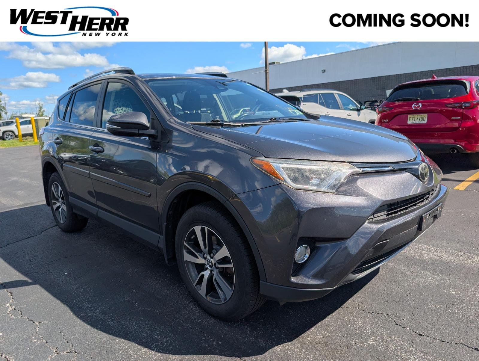 Used 2018 Magnetic Gray Metallic Toyota XLE image 1