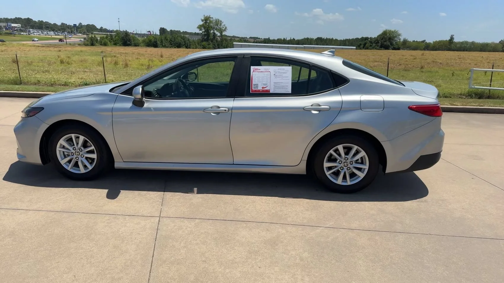 Used 2025 Celestial Silver Metallic Toyota LE image 6