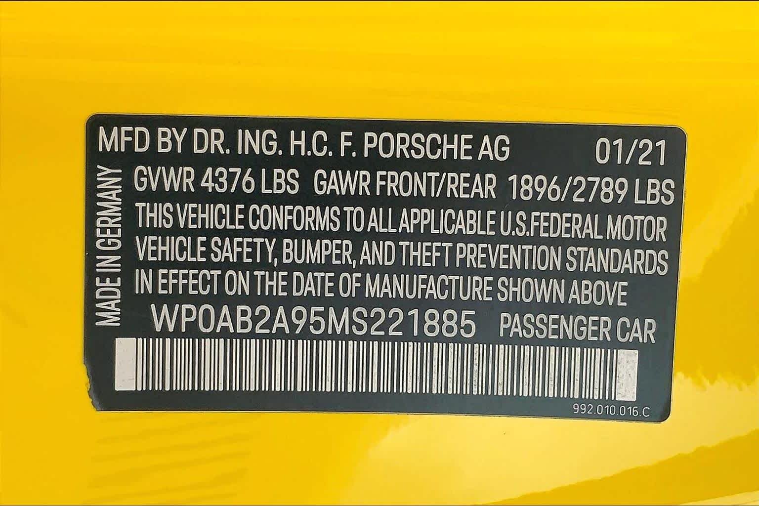 Used 2021 Racing Yellow Porsche Carrera S image 37
