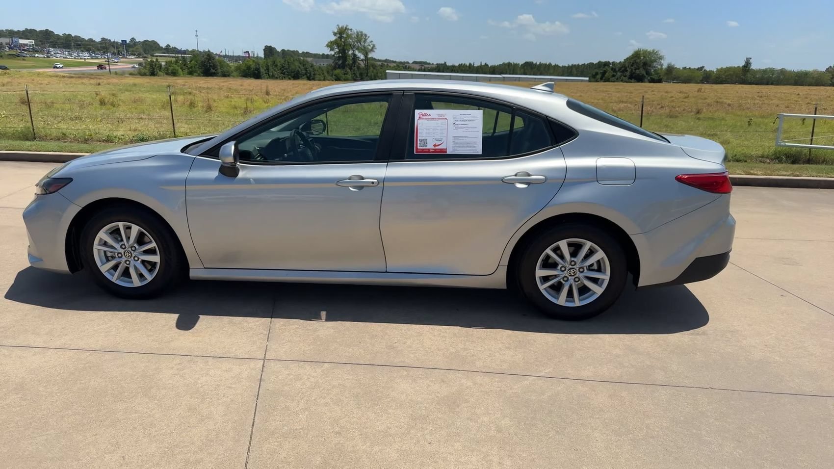 Used 2025 Celestial Silver Metallic Toyota LE image 6