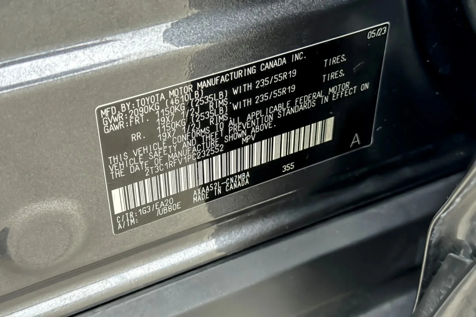 Certified Used 2023 MAGNETIC GRAY Toyota XLE Premium image 34