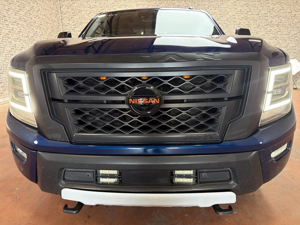 Used 2021 Deep Blue Pearl Metallic Nissan PRO-4X image 2