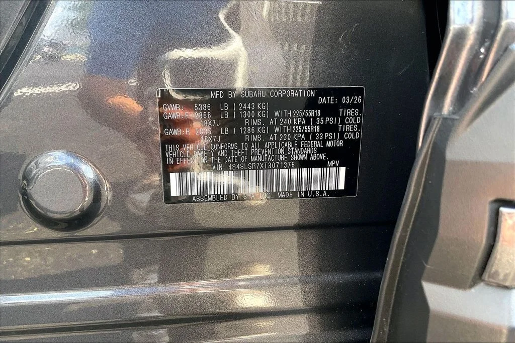 New 2026 MAGNETITE GRAY METALLIC Subaru Limited Hybrid image 13