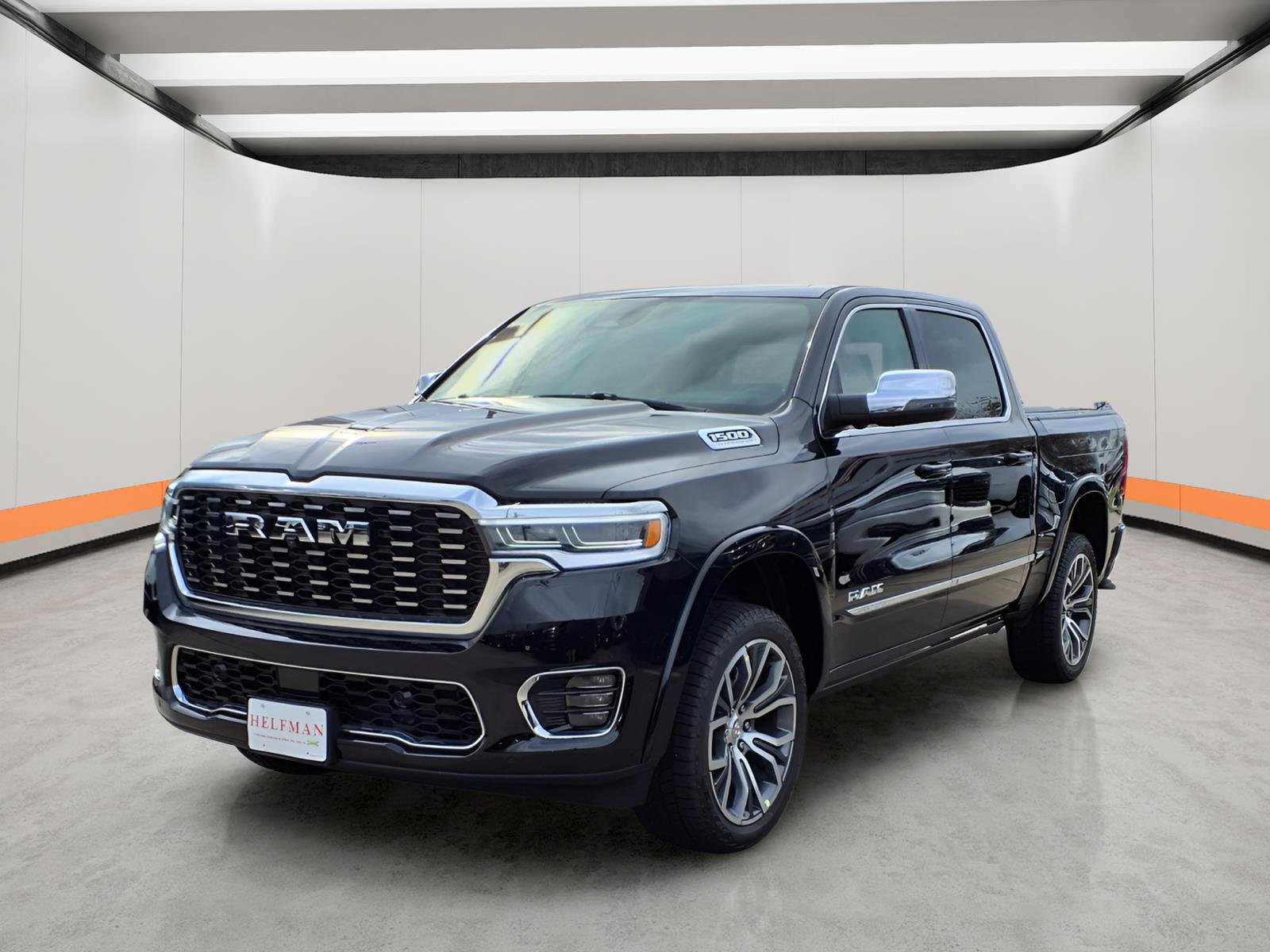 New 2026 Diamond Black Crystal Pearl-Coat Exterior Paint RAM Tungsten image 3