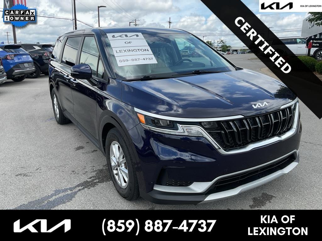 Used 2022 Deep Chroma Blue Kia LXS image 1