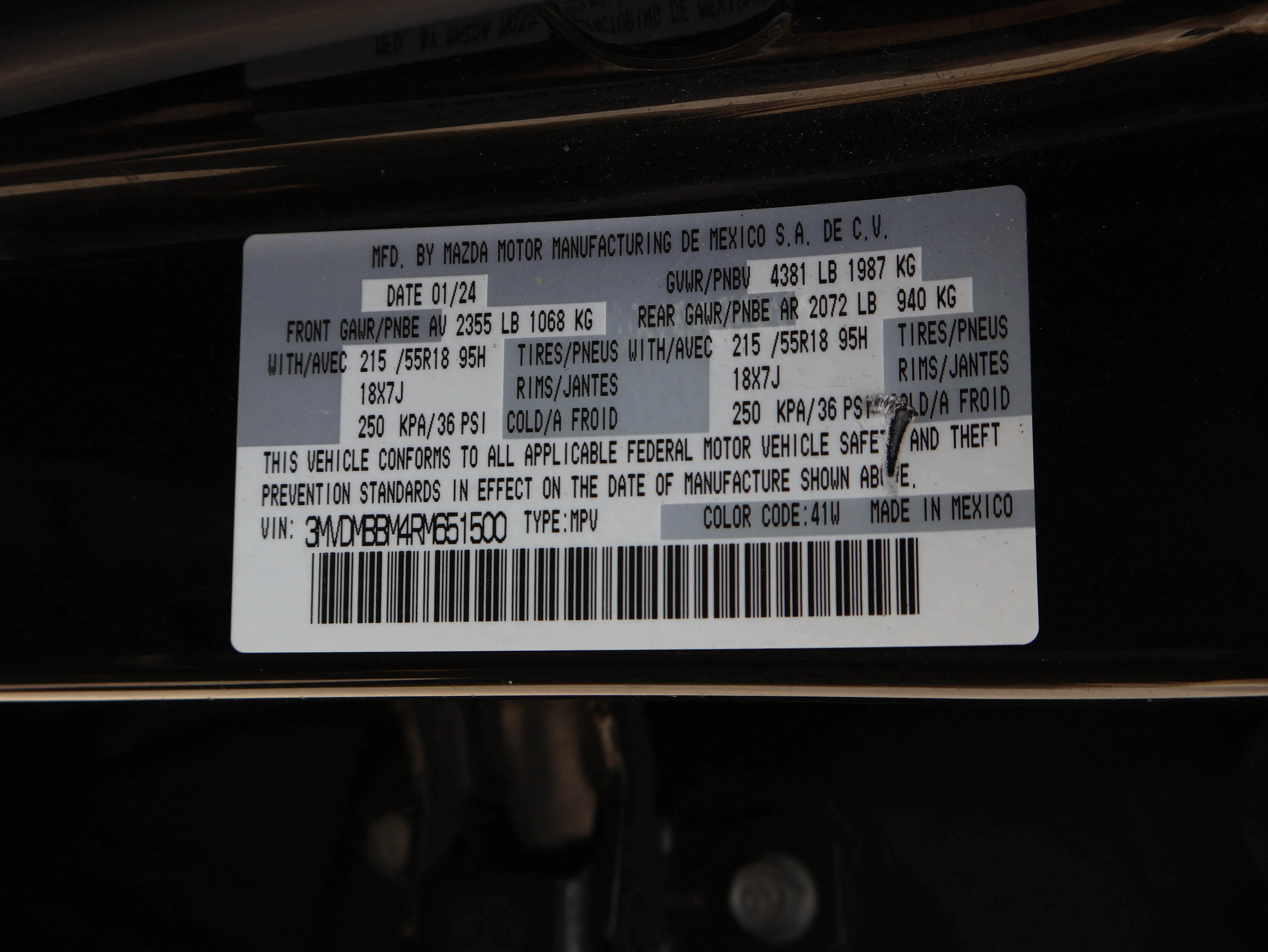 Used 2024 Jet Black Mica Mazda 2.5 S Select Sport image 45