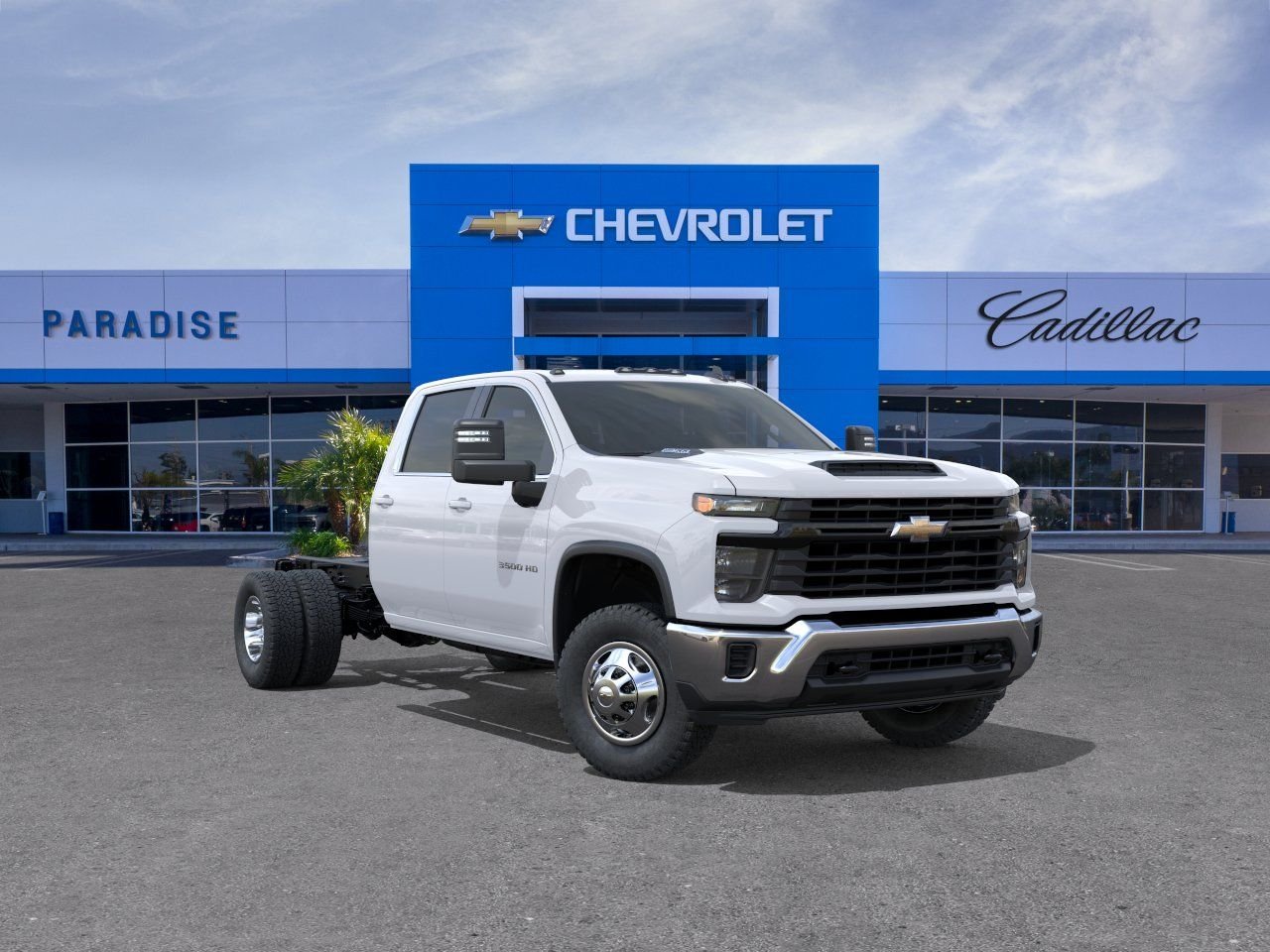 New 2026 White Chevrolet Work Truck image 1