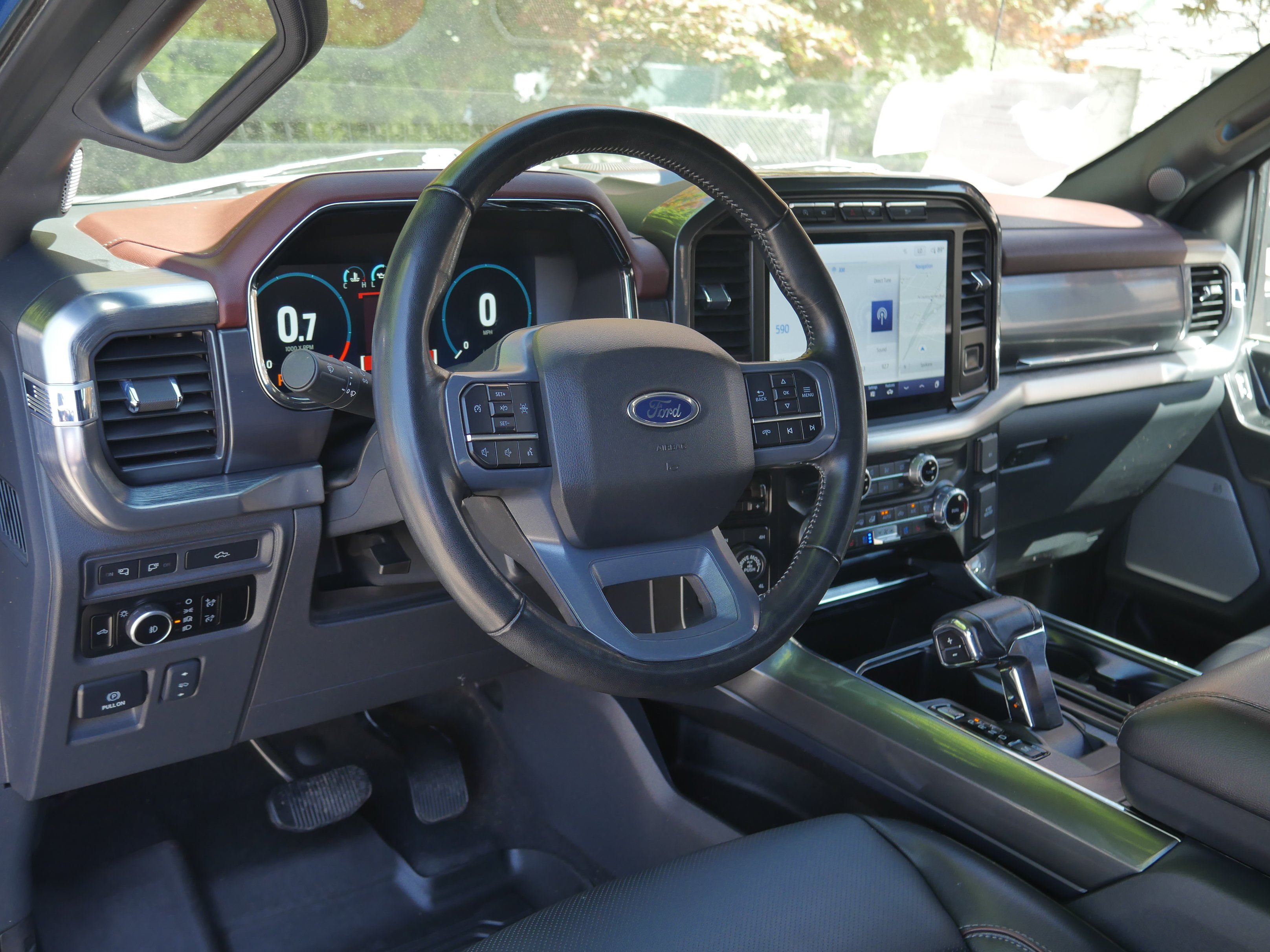 Certified Used 2023 Atlas Blue Metallic Ford LARIAT image 4