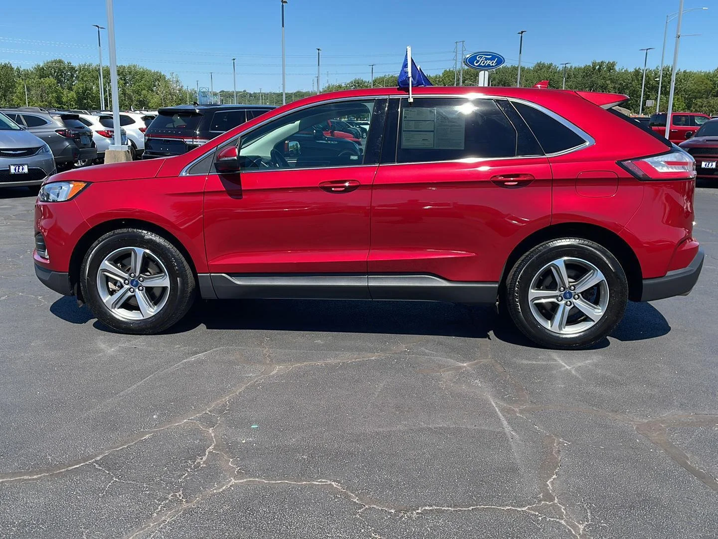 Certified 2020 Ford Edge SEL with VIN 2FMPK4J95LBA88877 for sale in East Peoria, IL