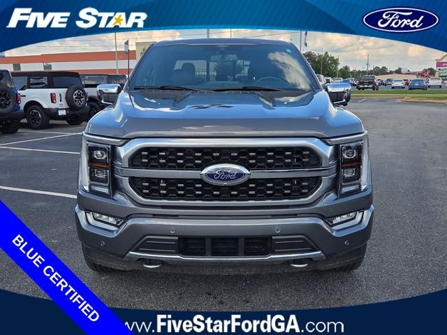 Certified Used 2021 Gray Metallic Ford Platinum image 2