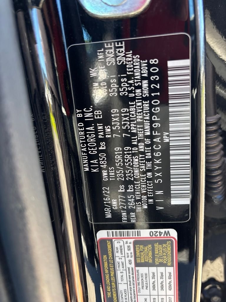 Used 2023 Black Kia X-Line image 10