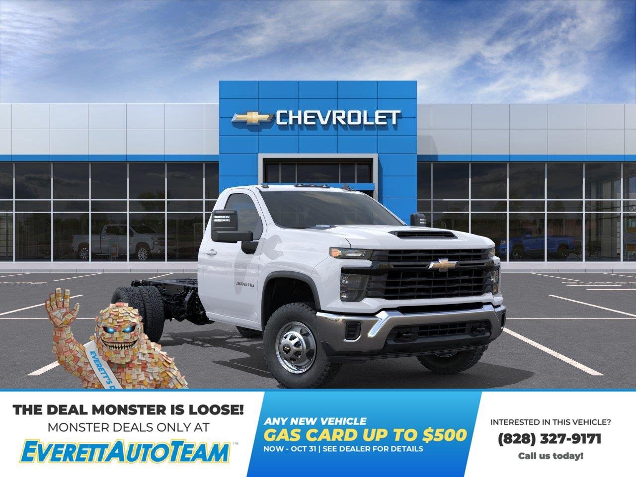 Summit White 2026 Chevrolet Silverado 3500HD Chassis Pickup Truck Four-Wheel Drive