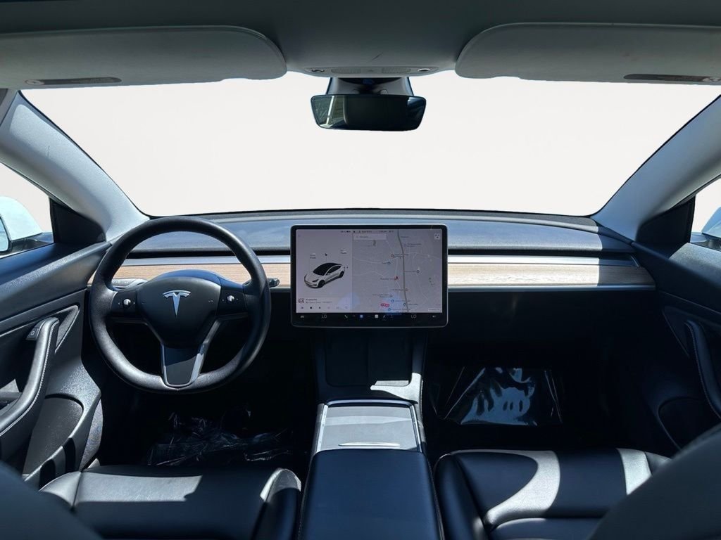 Used 2021 Pearl White Multi-Coat Tesla Standard Range Plus image 14