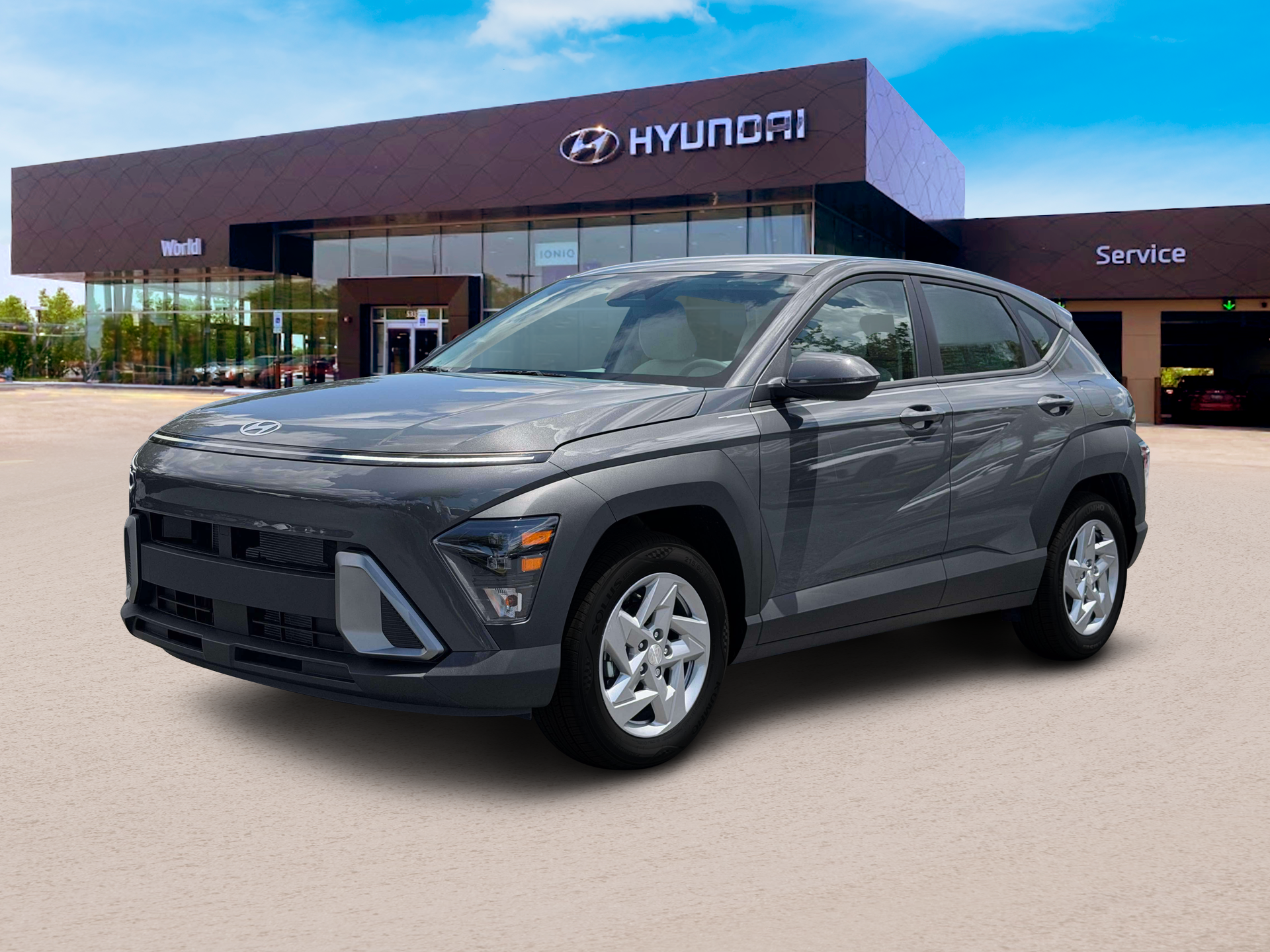 New 2027 Ecotronic Gray Pearl Hyundai SE FWD image 2