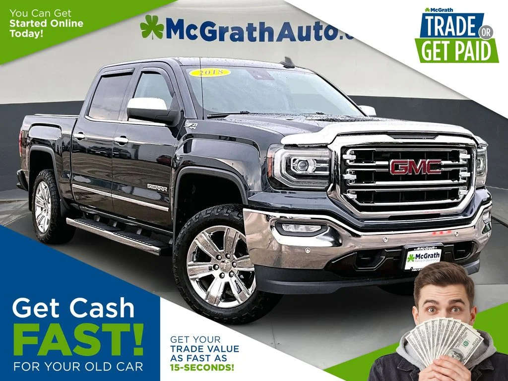 Used 2018 Gray GMC SLT image 1