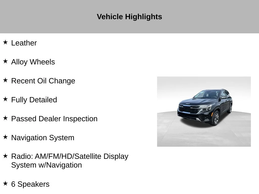 Certified Used 2024 Black Kia S image 10