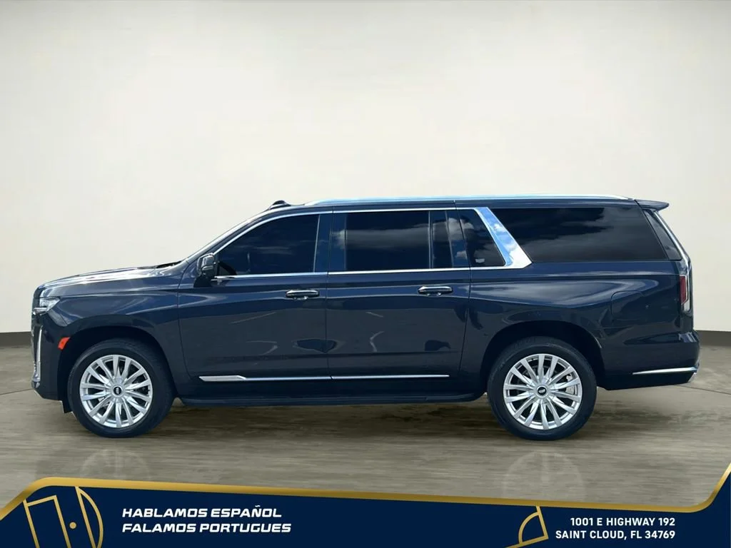 Used 2024 Galactic Gray Metallic Cadillac Premium Luxury image 3