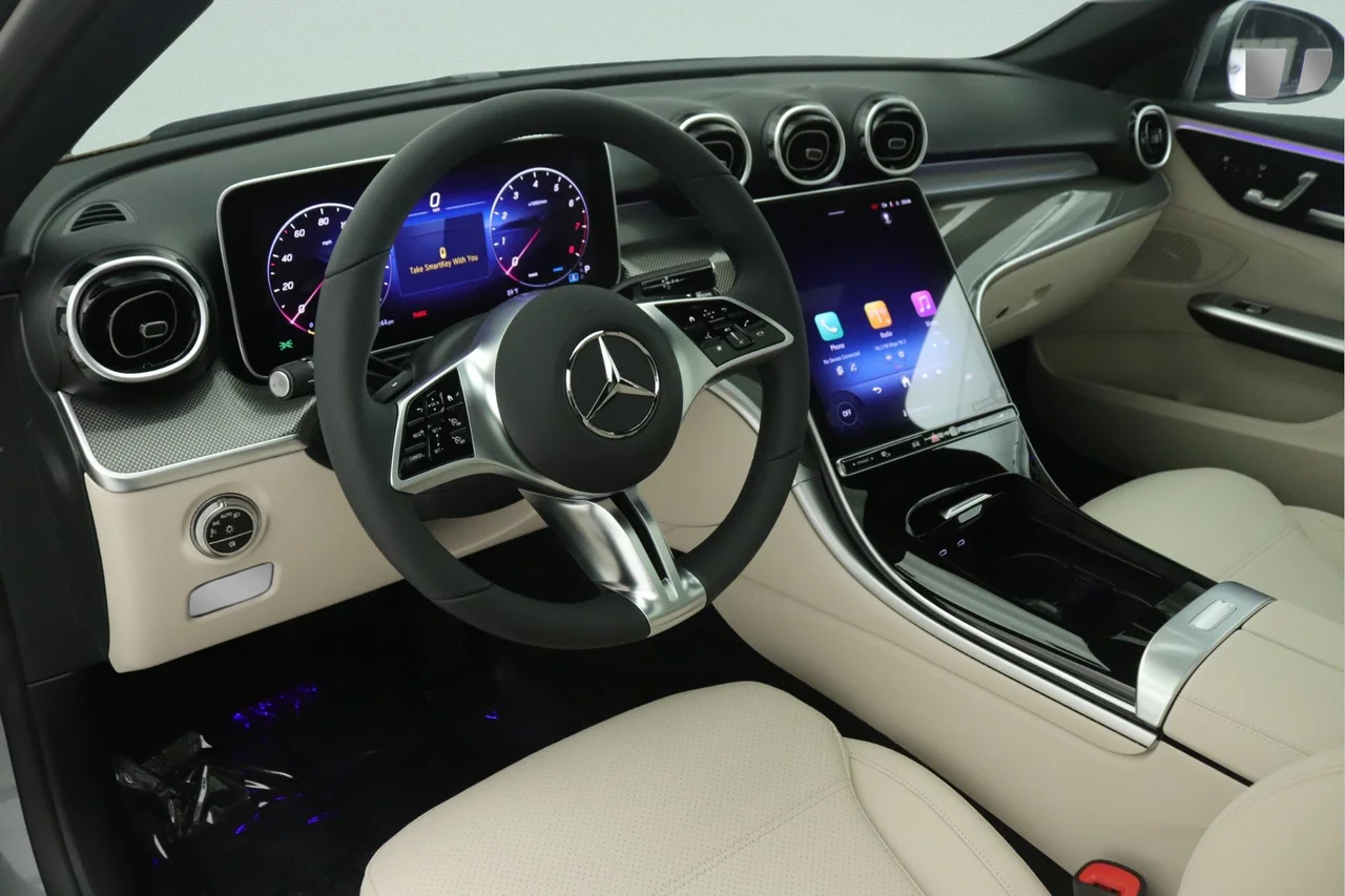 New 2026 Selenite Grey Metallic Mercedes-Benz C 300 image 4