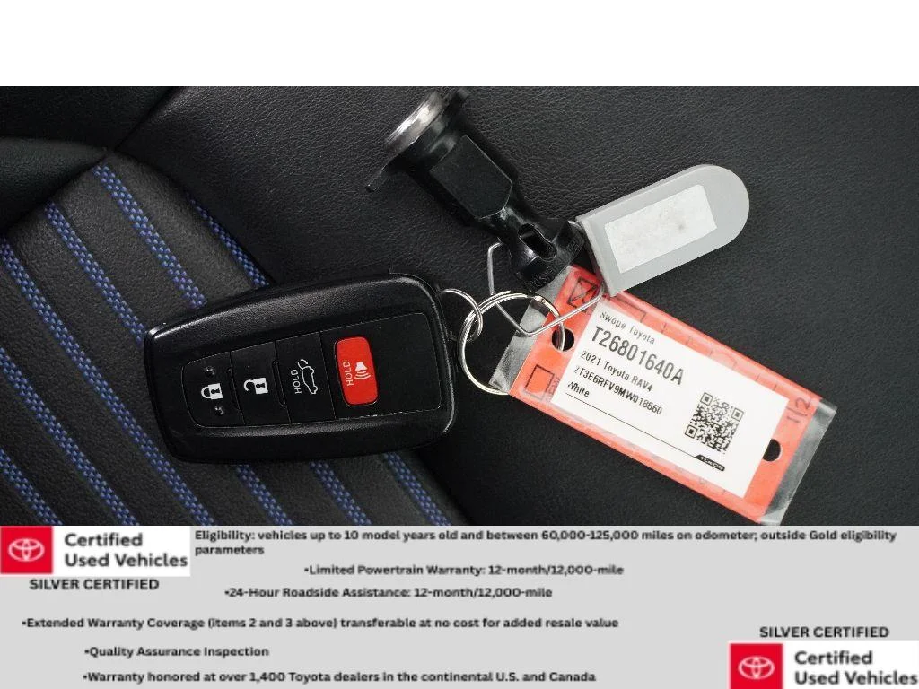 Certified Used 2021 Blizzard Pearl/Midnight Black Metallic Toyota Hybrid XSE image 32