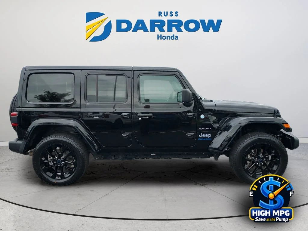 Used 2024 Black Jeep Sahara 4xe image 6