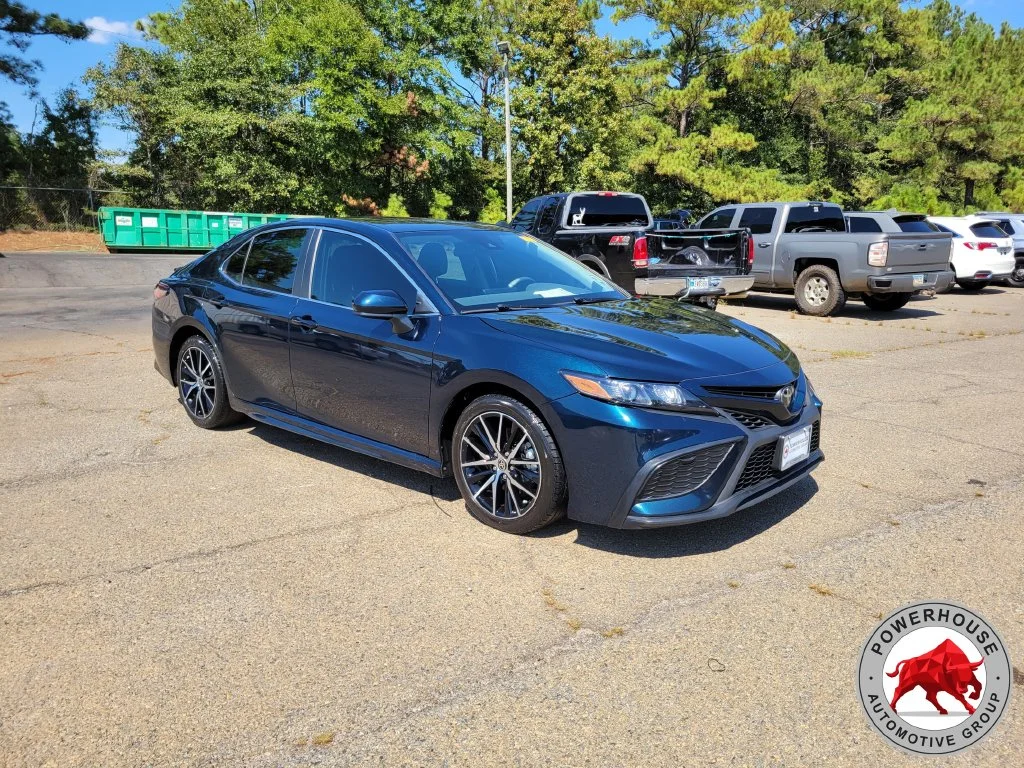 Used 2021 Blue Toyota SE image 9