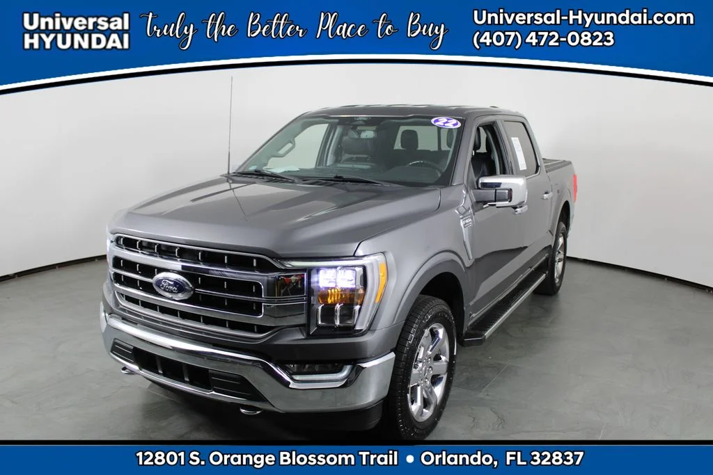 Used 2022 Gray Ford Lariat image 1