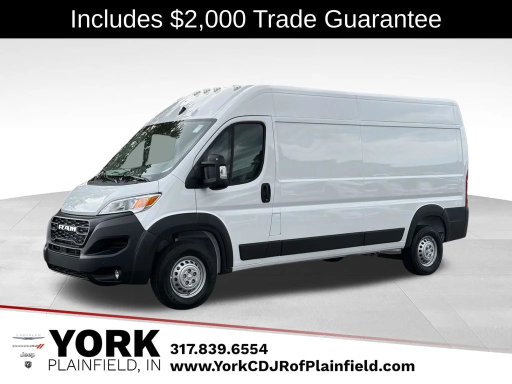 New 2026 Bright White Clearcoat RAM High Roof image 1