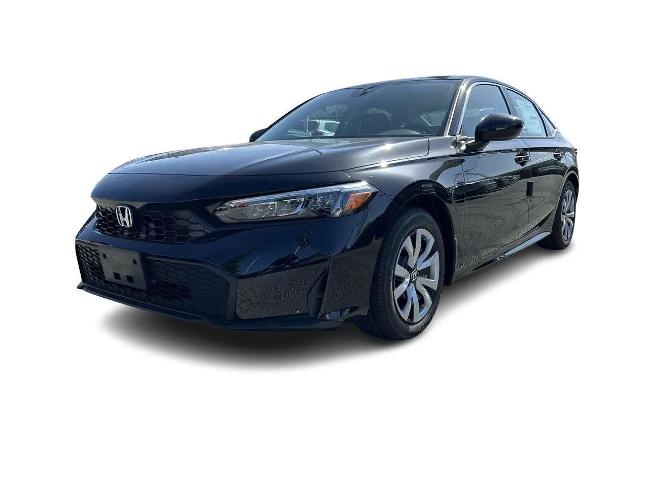 Used 2025 Crystal Black Pearl Honda LX CVT Sedan Certified Pre-Owned   No Accident   O image 6