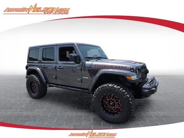 Used 2020 Gray Jeep Unlimited Rubicon image 1