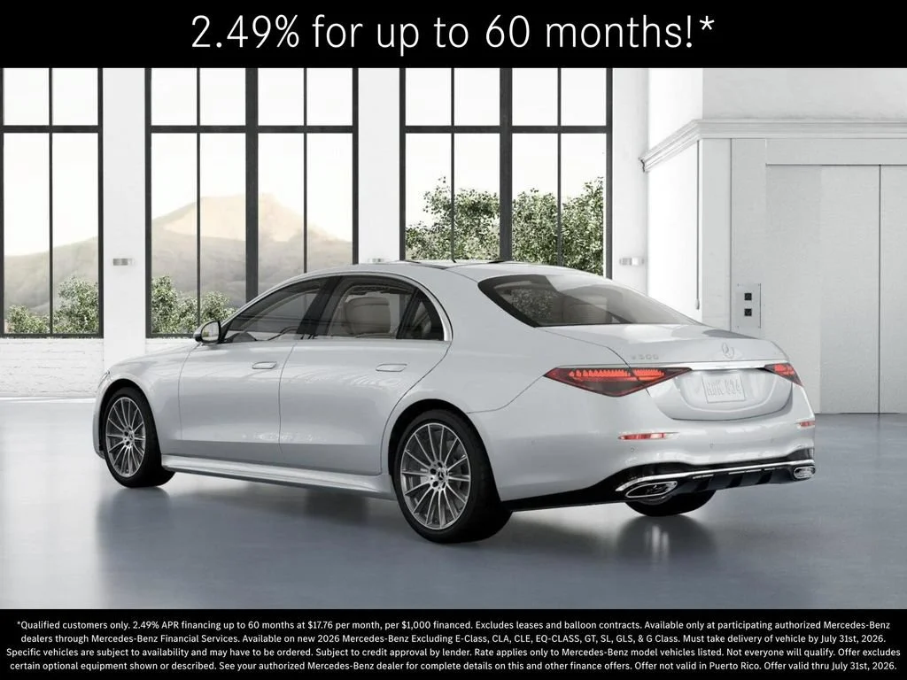 New 2026 MANUFAKTUR Moonlight White Metallic Mercedes-Benz S 500 image 71