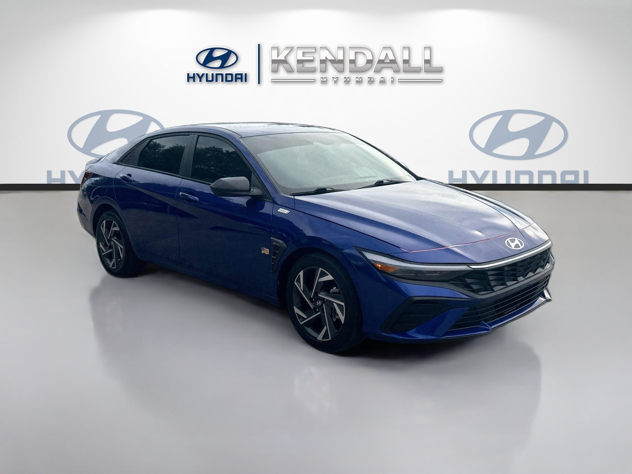 Used 2025 Intense Blue Hyundai SEL Sport image 1