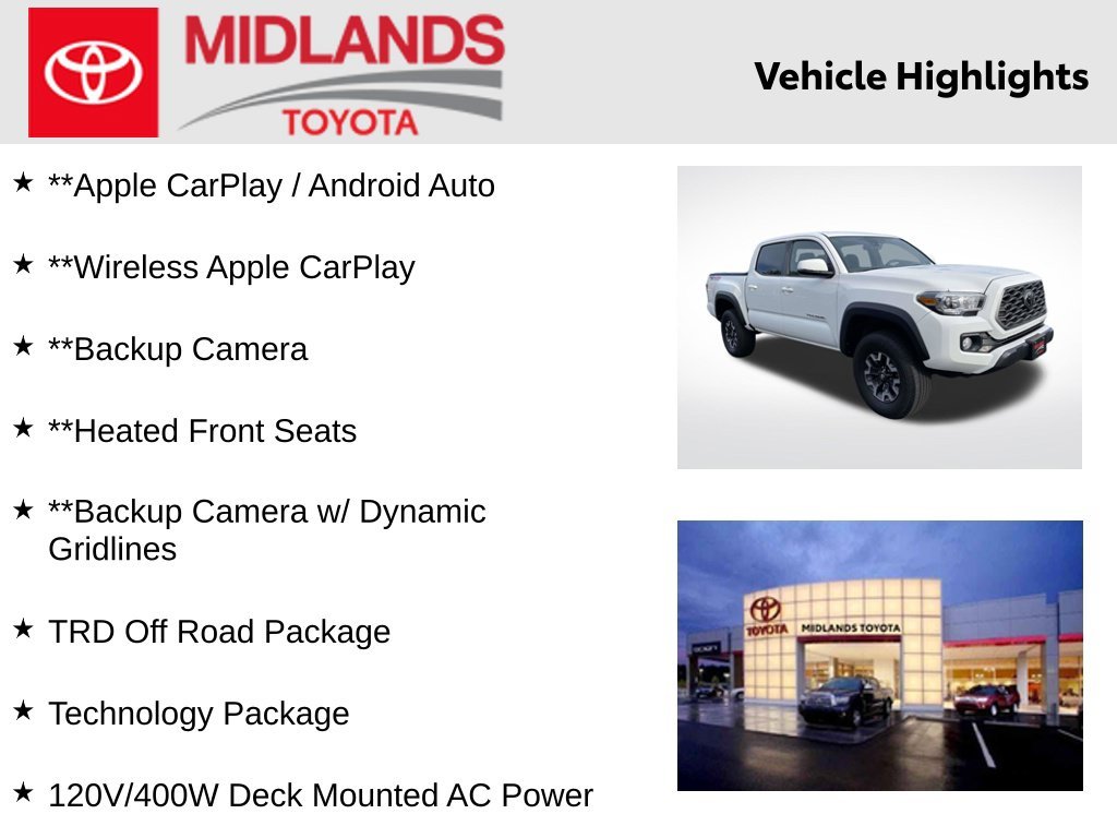 Used 2022 White Toyota TRD Off-Road image 2