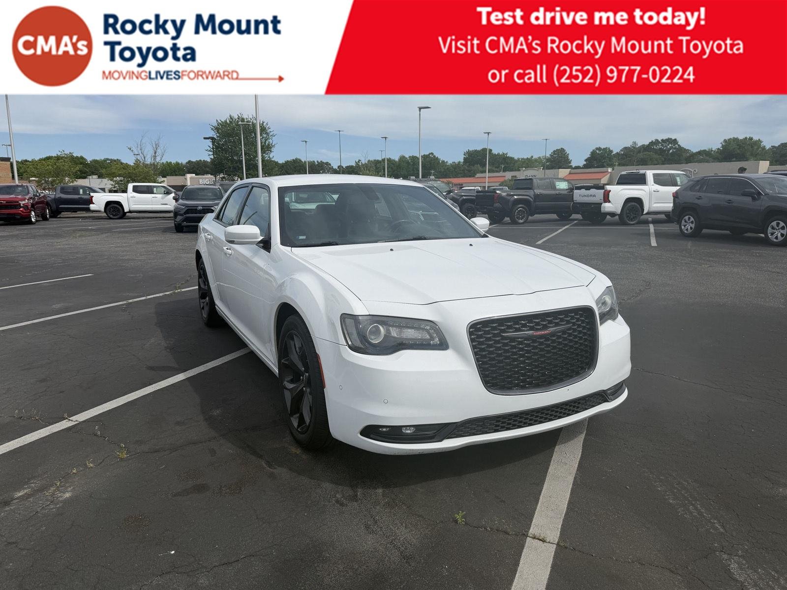 Used 2021 Bright White Clearcoat Chrysler 300S image 1